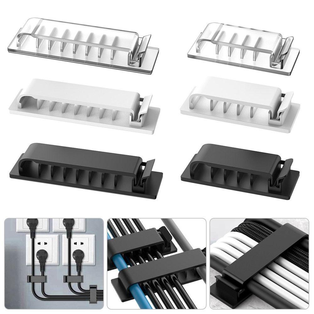Car Cable Organizer - ケーブルオーガナイザー 粘着式ケーブルクリップ USBケーブル管理クランプ 車載/家庭用デスク/壁掛けコードホルダー 充電コードワインダーマネージャー