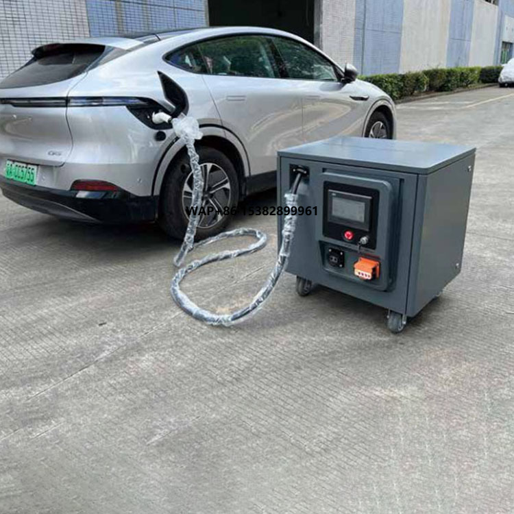 Car Charger - BAITU 20KW単相ポータブルDC電気自動車充電器Lifepo4モバイルEV充電器（緊急時、産業用、商業用エネルギー向け）