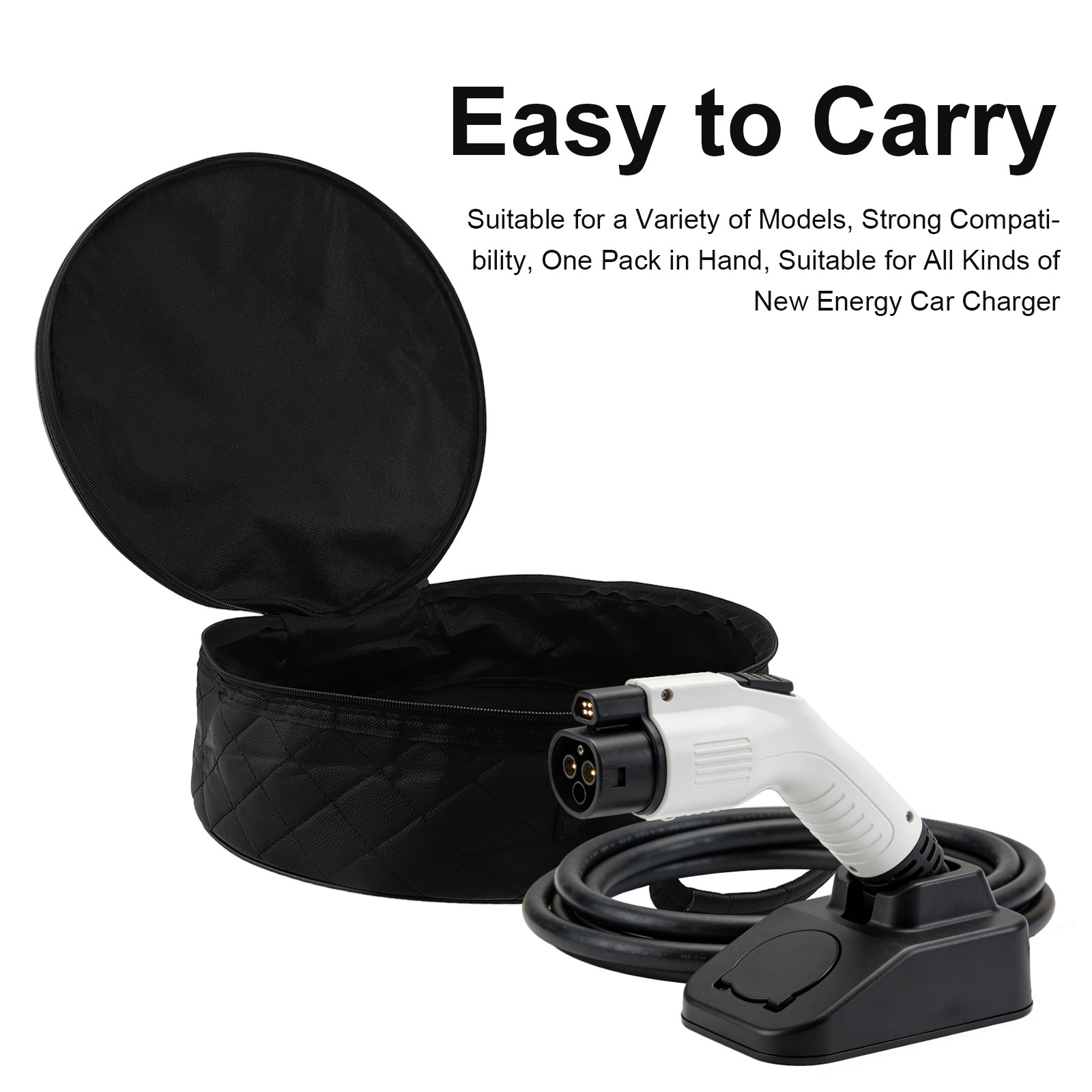 EV充電器収納バッグ。高密度で湿気にも強く、持ち運び可能な車 - Car Cable Organizer のレビューと価格