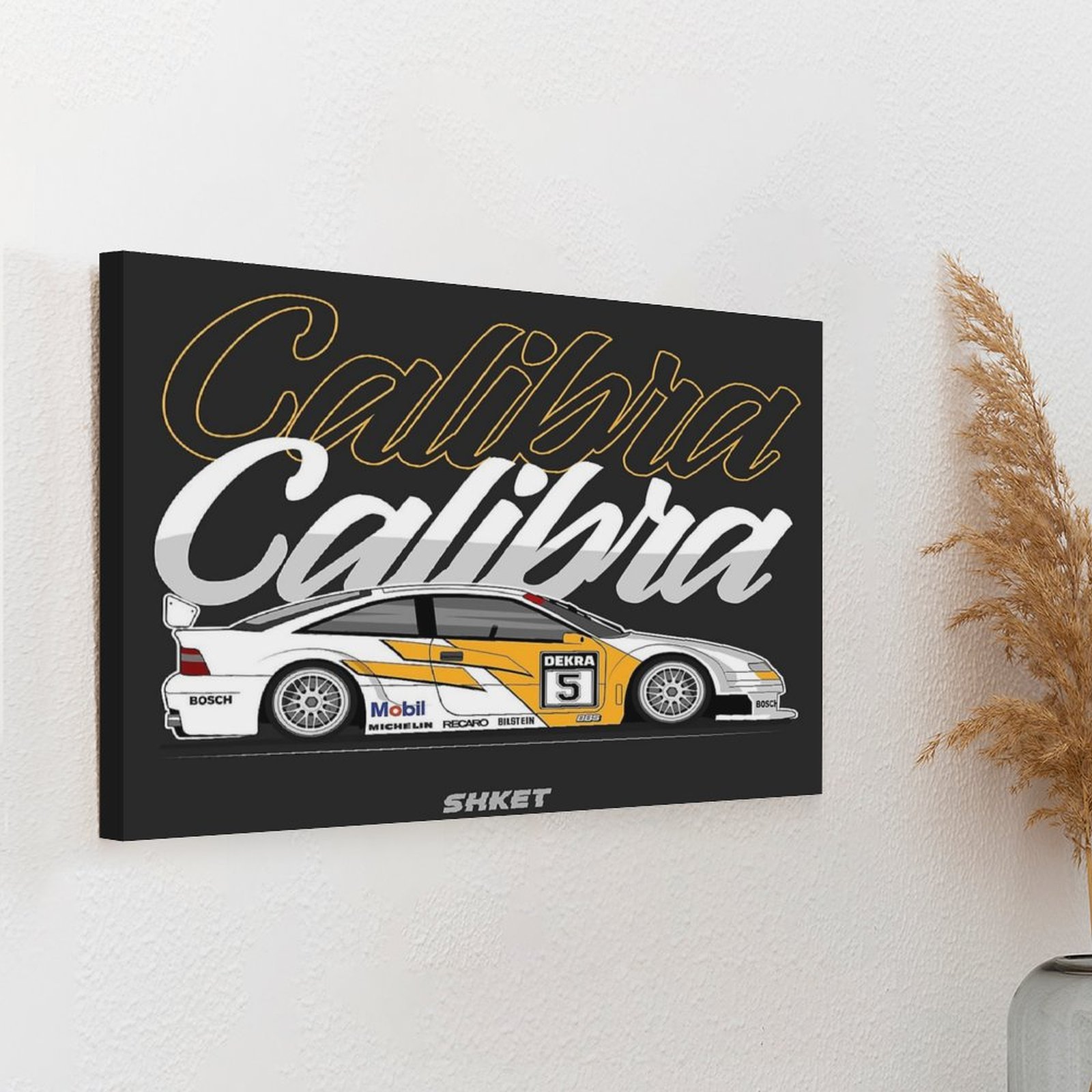 オペルカリブラ Dtm レースカーキャンバス絵画クラブパブガ - Car Mirror のレビューと価格