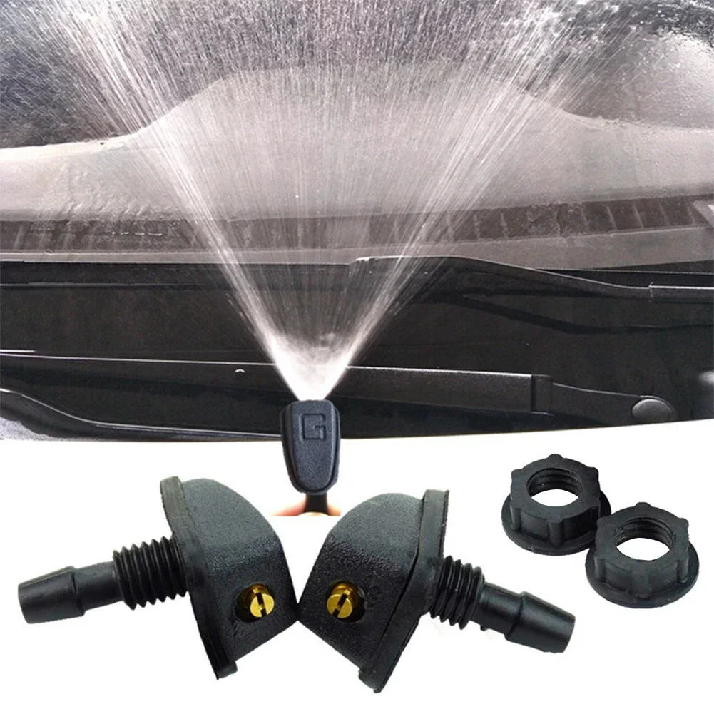 2個入り 車用調整式フロントガラスワイパーノズルジェットスプ - Car Wiper のレビューと価格
