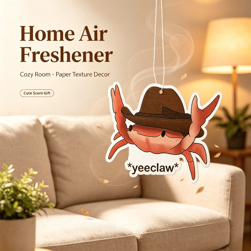 車用芳香剤 カウボーイハット カニ メム ハンギングフレグラ - Car Air Freshener のレビューと価格