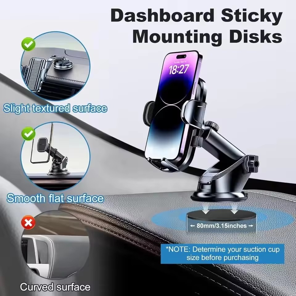 1/10個入り 車載電話ホルダー用ステッカー 吸盤式粘着ダッ - Car Phone Holder のレビューと価格