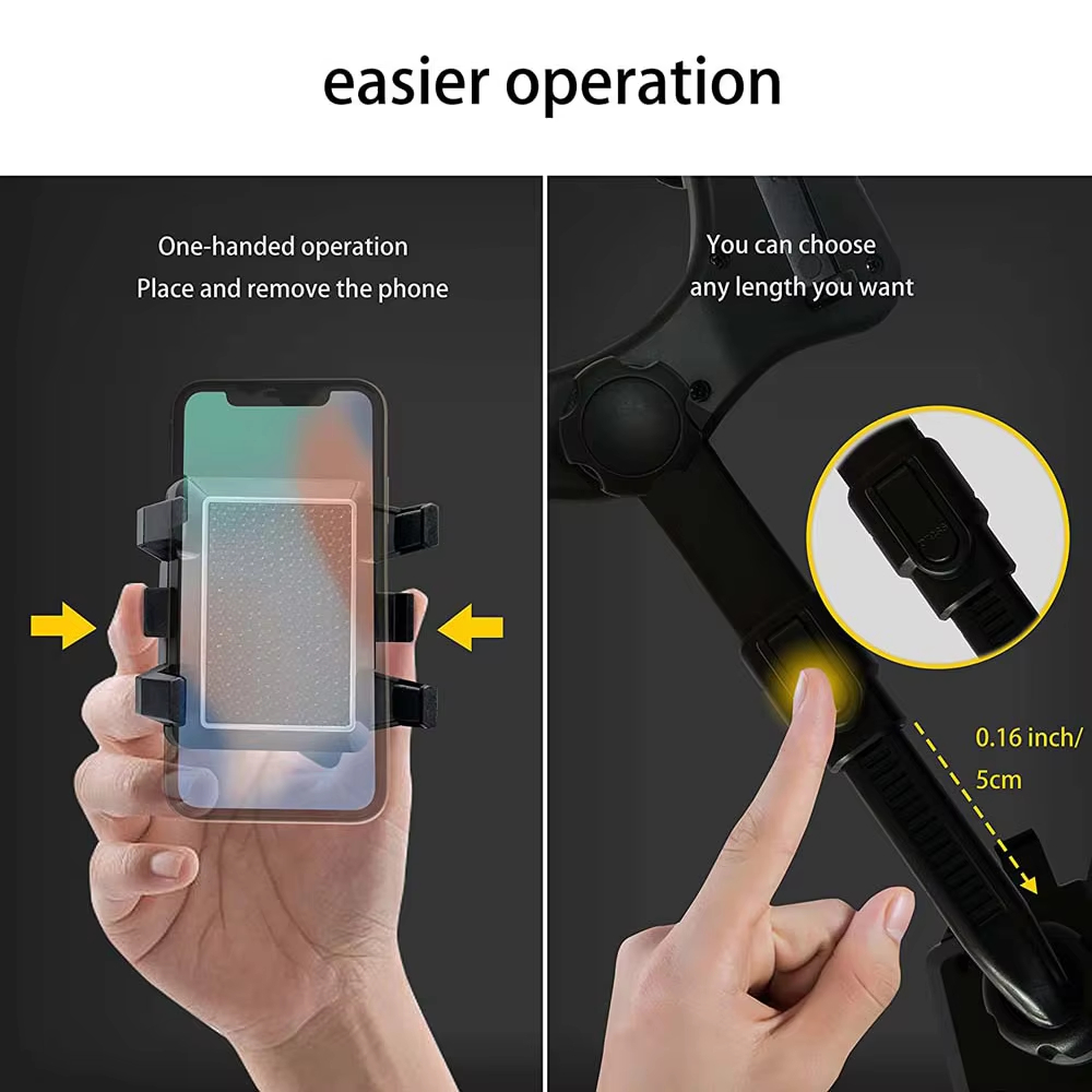 多機能車用バックミラー携帯電話ホルダー 360度回転 °   - Car Mirror のレビューと価格