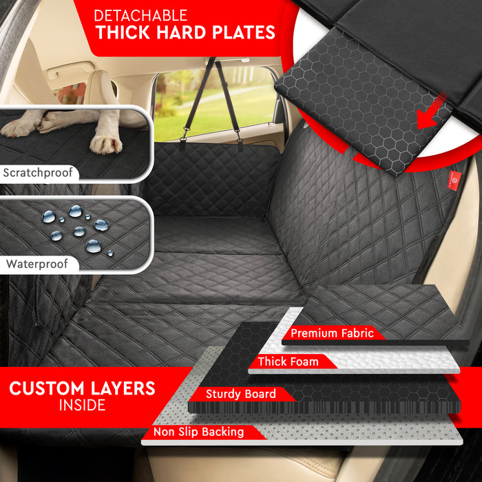 大型犬用カーシートカバー。耐久性に優れたファスナー付きハンモ - Car Seat Cover のレビューと価格