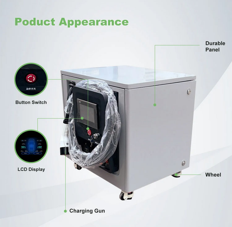 BAITU 20KW単相ポータブルDC電気自動車充電器Lif - Car Charger のレビューと価格