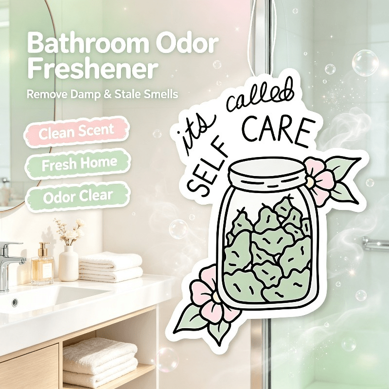 車用芳香剤セルフケアジャー 花柄プリント 吊り下げ式芳香カー - Car Air Freshener のレビューと価格
