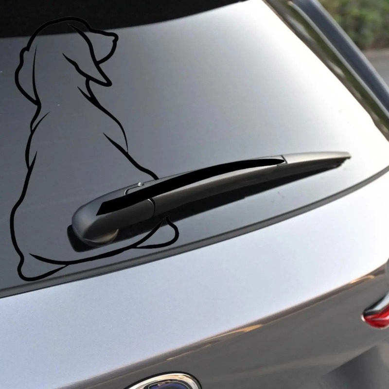 車のステッカーパーソナライズされたキティ猫犬装飾フロントガラ - Car Wiper のレビューと価格