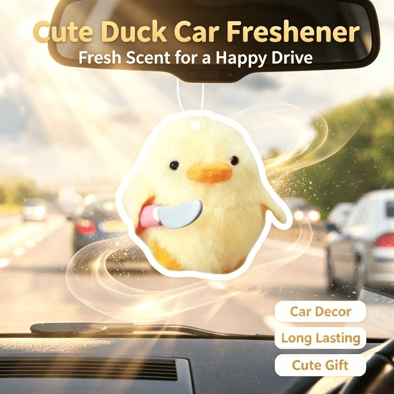 車用芳香剤　かわいいひよこ型（ナイフ付き）　車内バックミラー - Car Air Freshener のレビューと価格