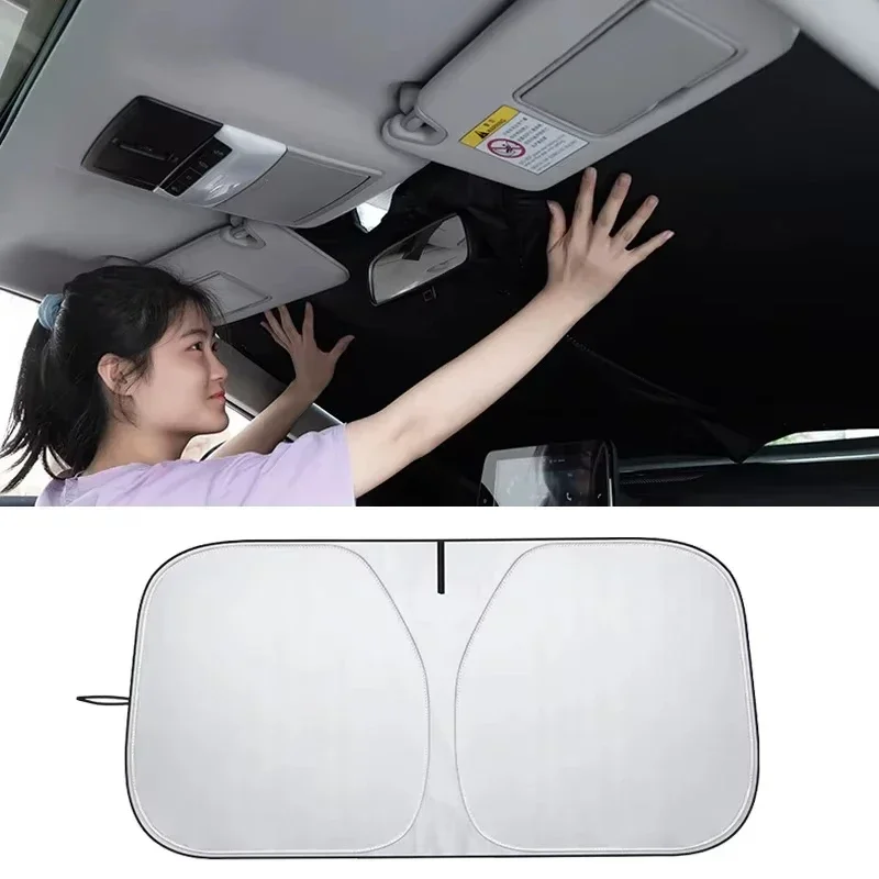 夏用車フロントウィンドウサンシェードカバー、サンシェード、フ - Windshield Sun Shade のレビューと価格