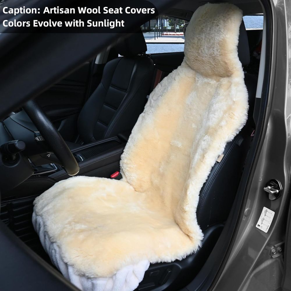 Aegisカバー プレミアムシープスキンカーシートカバー フ - Car Seat Cover のレビューと価格